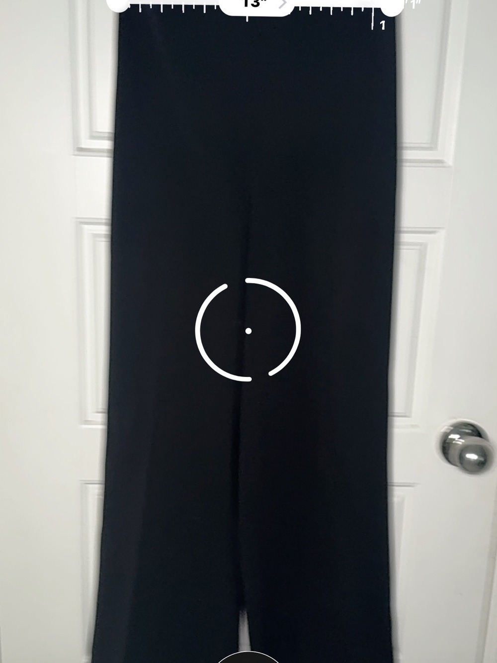Theory Black Crepe Wide Leg Pant Size 00 - Picture 12 of 12